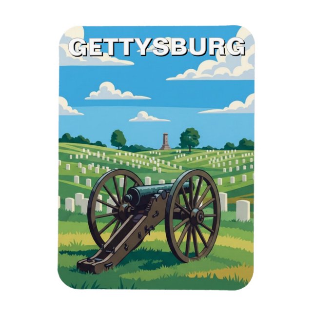 Pennsylvania Gettysburg Travel Magnet (Vertical)