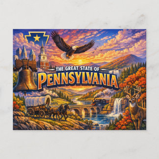 Pennsylvania Greetings Postcard