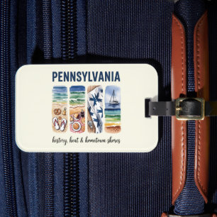 Pennsylvania – History, Heat & Hometown Shores Luggage Tag
