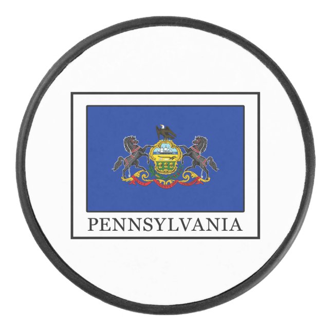 Pennsylvania Hockey Puck (Front)