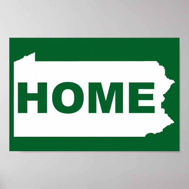 Pennsylvania Home Away From State T-Shirt Poster (Front)