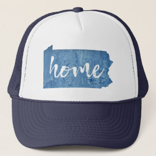 Pennsylvania Home Wood Grain Trucker Hat