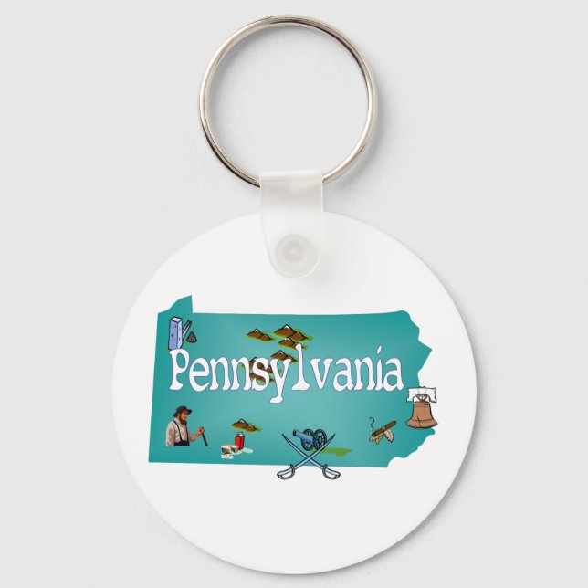 Pennsylvania Keychain (Front)