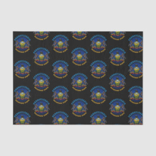 PENNSYLVANIA KEYSTONE STATE FLAG TISSUE PAPER