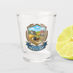 Pennsylvania Lancaster County Pennsylvania Shot Glass