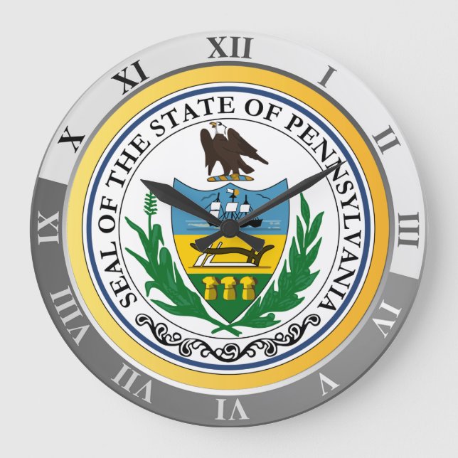 Pennsylvania Large Clock (Front)