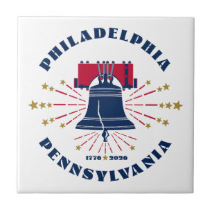 Pennsylvania, Liberty Bell 1776 Ceramic Tile