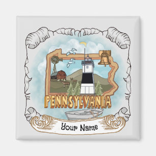 Pennsylvania Lighthouse Magnet
