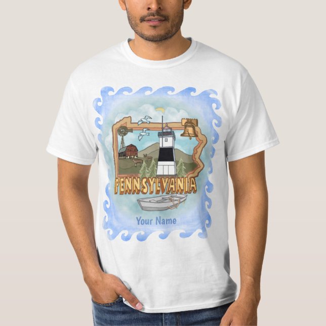 Pennsylvania Lighthouse  t-shirt (Front)