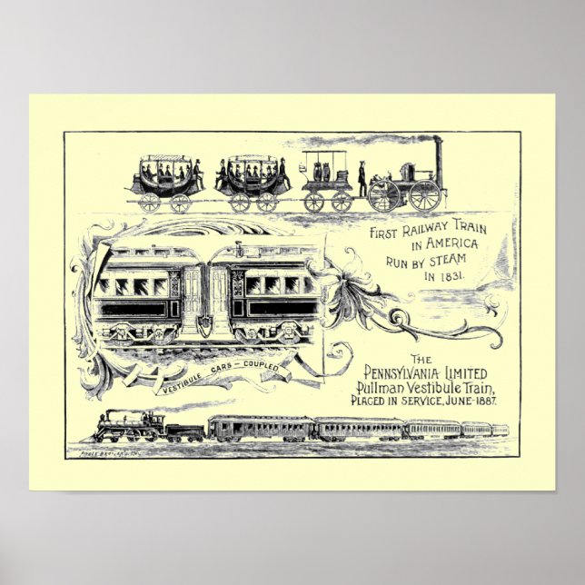 Pennsylvania Limited 1887 Poster (Front)