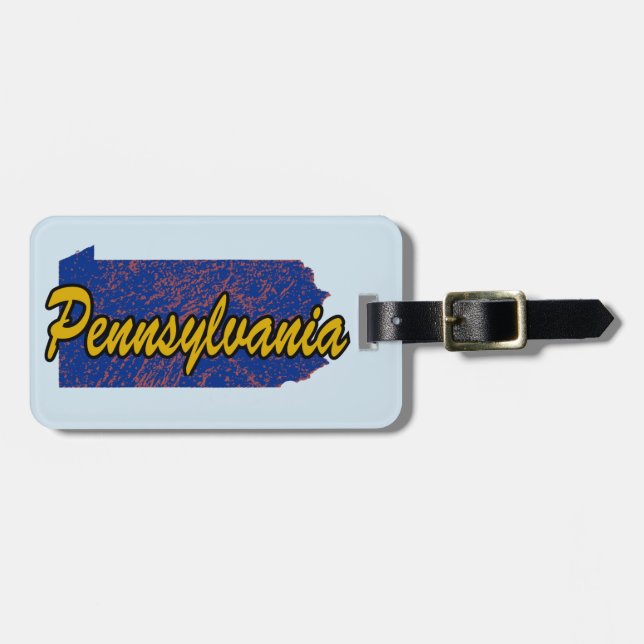 Pennsylvania Luggage Tag (Front Horizontal)