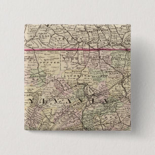 Pennsylvania, Maryland, New Jersey, Delaware 15 Cm Square Badge