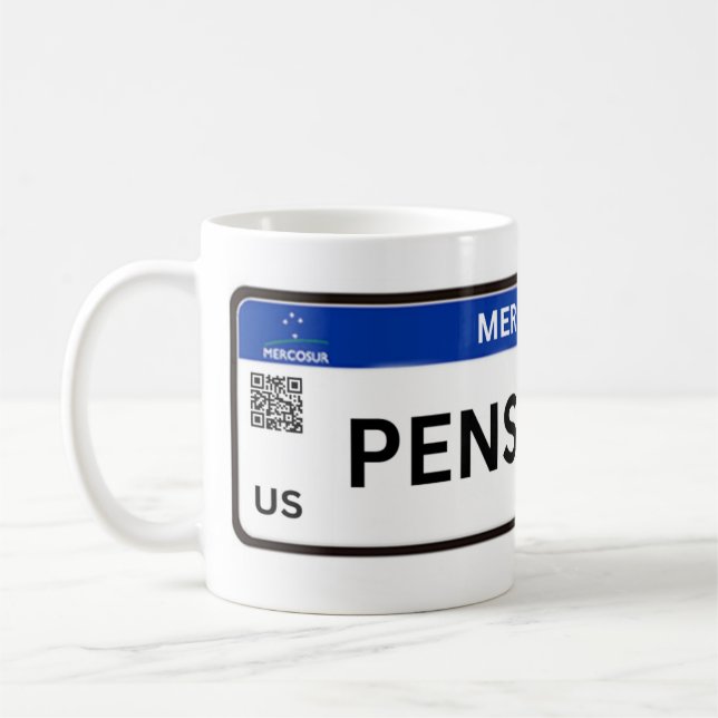 Pennsylvania Mercosur Coffee Mug (Left)
