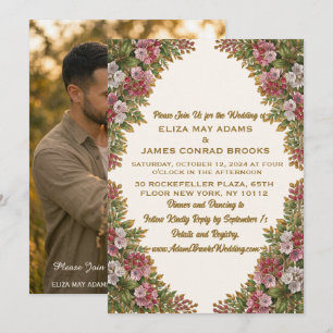 Pennsylvania Mountain Laurel Photo Wedding Invitat Save The Date