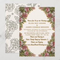 Pennsylvania Mountain Laurel Wedding Invitation