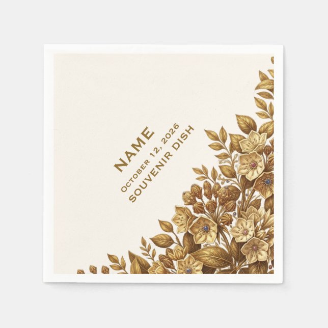 Pennsylvania Mountain Laurel Wedding Napkin (Front)
