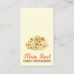 Pennsylvania PA Dutch Amish Food Chicken Pot Pie Business Card