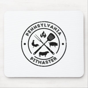 Pennsylvania Pitmaster Bbq Smoker Grilling Byrbequ Mouse Mat