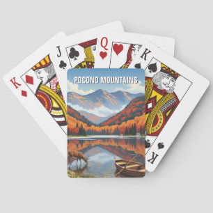 Pennsylvania Pocono Mountains Travel Playing Cards