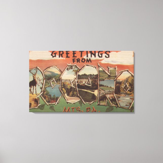 Pennsylvania - Pocono Mountians Canvas Print (Front)