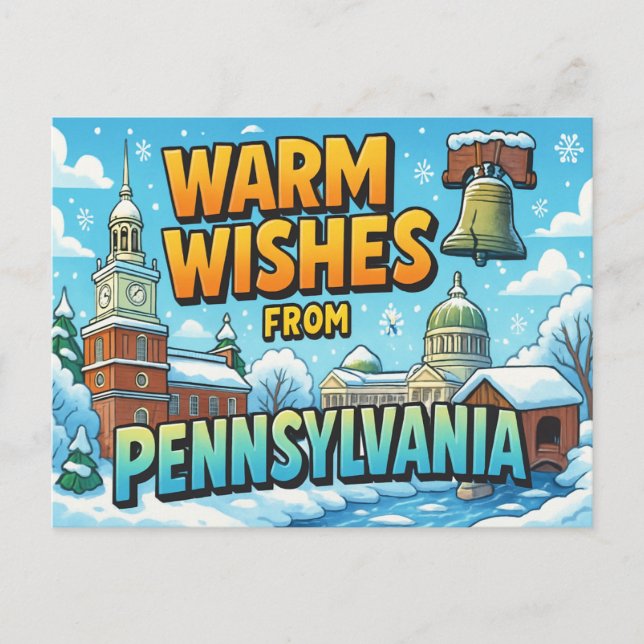 PENNSYLVANIA Postcard (Front)