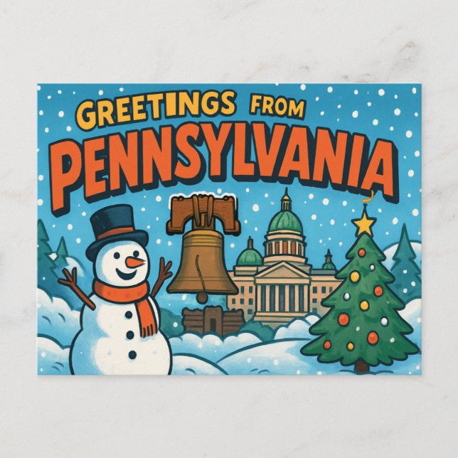 PENNSYLVANIA Postcard (Front)