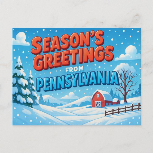 PENNSYLVANIA Postcard (Front)