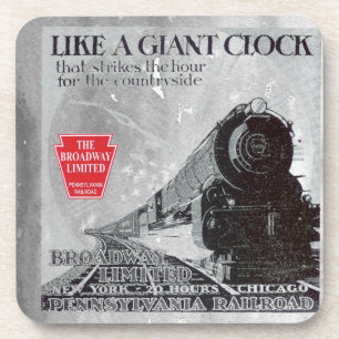 Pennsylvania Railroad Broadway Limited 1928   Coaster