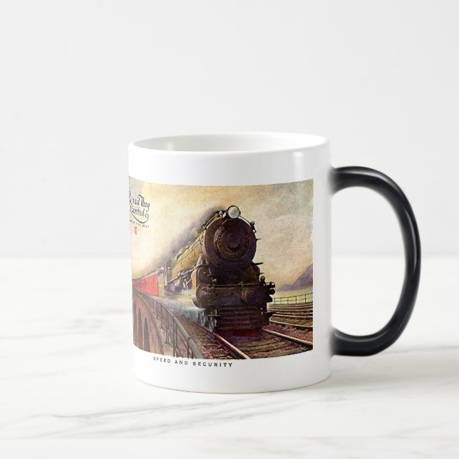 Pennsylvania Railroad Broadway Limited Magic Mug (Right)