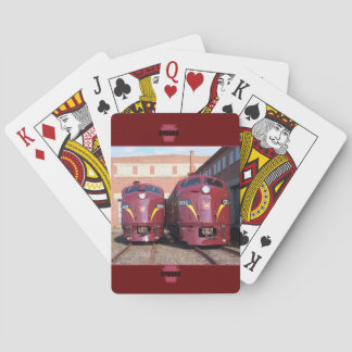 Pennsylvania Railroad E-8a,s (JTFS) 5809 and 5711  Playing Cards