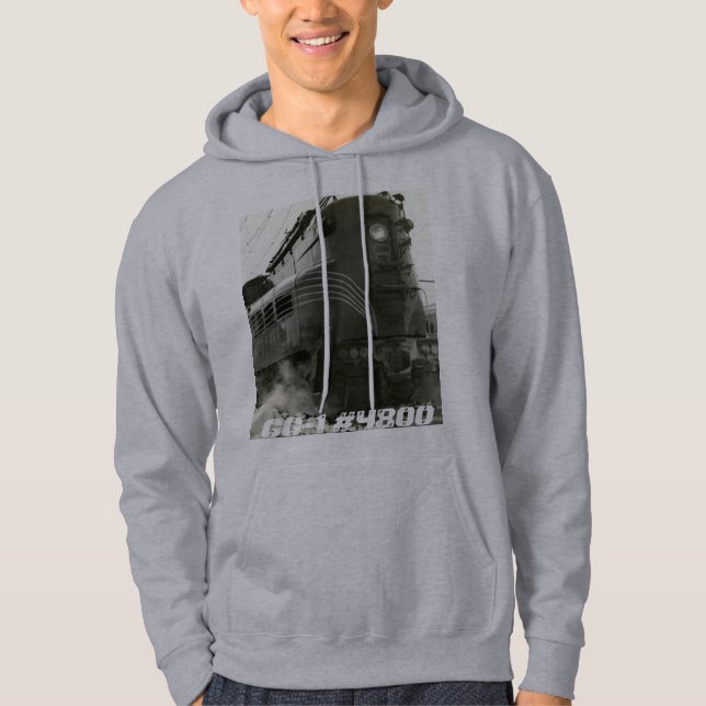 Pennsylvania Railroad Locomotive GG-1 #4800  Hoodie (Front)