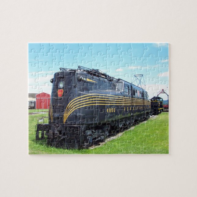 Pennsylvania Railroad Locomotive GG-1 #4800 Jigsaw Puzzle (Horizontal)