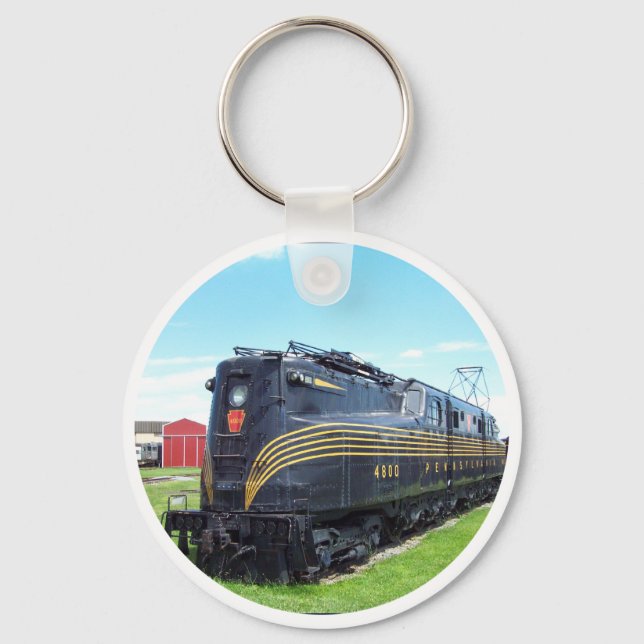 Pennsylvania Railroad Locomotive GG-1 #4800 Key Ring (Front)