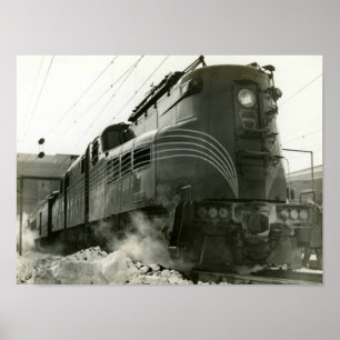 Pennsylvania Railroad Locomotive GG-1 #4800  Poster