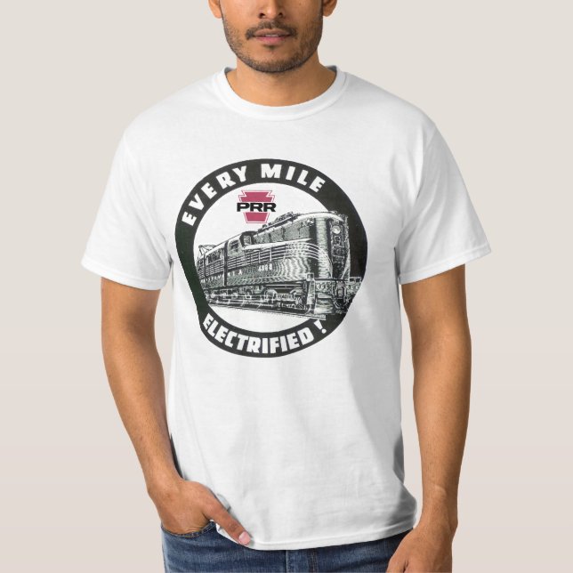 Pennsylvania Railroad Locomotive GG-1 #4800  T-Shirt (Front)