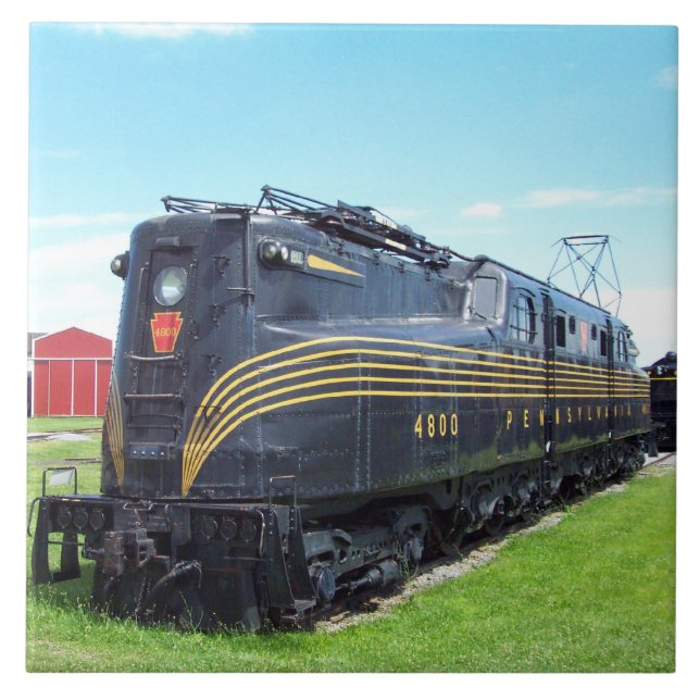 Pennsylvania Railroad Locomotive GG-1 #4800 Tile (Front)