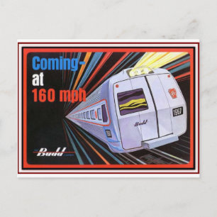 Pennsylvania Railroad Metroliner 1967 Postcard