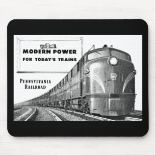 Pennsylvania Railroad Modern Train Power Mouse Mat