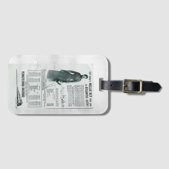 Pennsylvania Railroad Nelly BLY Express  Luggage Tag (Front Horizontal)