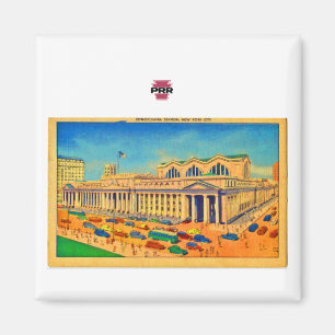Pennsylvania railroad Penn station in New York Magnet