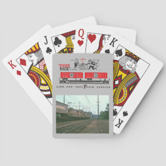 Pennsylvania Railroad piggyback service            Playing Cards