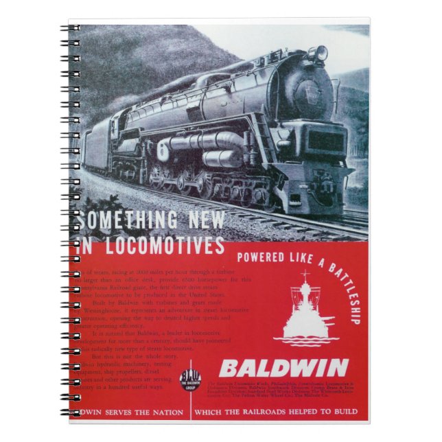 Pennsylvania Railroad S-2 Steam Turbine Notebook (Front)