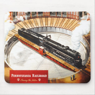 Pennsylvania Railroad Steam Turbine Mousepad