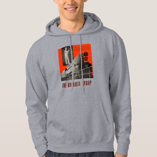 Pennsylvania Railroad T1 Locomotive 6111    Hoodie (Front)