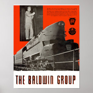 Pennsylvania Railroad T1 Locomotive 6111 Poster