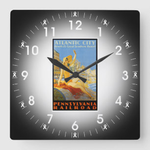 Pennsylvania Railroad to Atlantic City Wall Clock