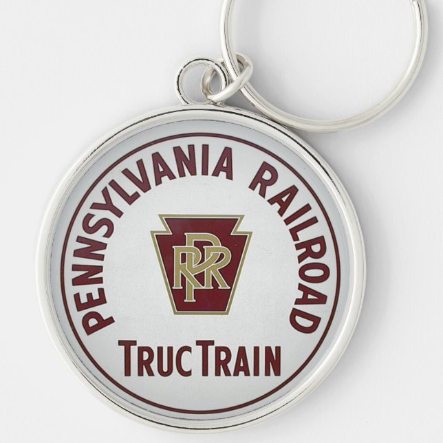 Pennsylvania Railroad TrucTrain Service Key Ring (Front)