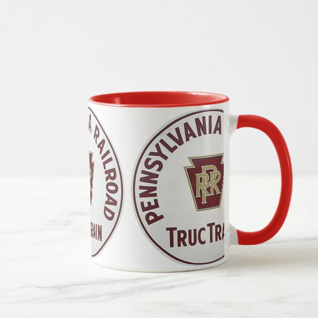 Pennsylvania Railroad TrucTrain Service Mug (Right)