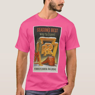 Pennsylvania Railroad Vintage Poster T-Shirt