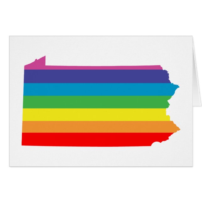 pennsylvania rainbow stripes (Front Horizontal)
